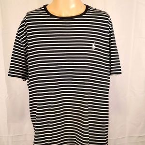 Polo Ralph Lauren XL B&W Striped Tshirt